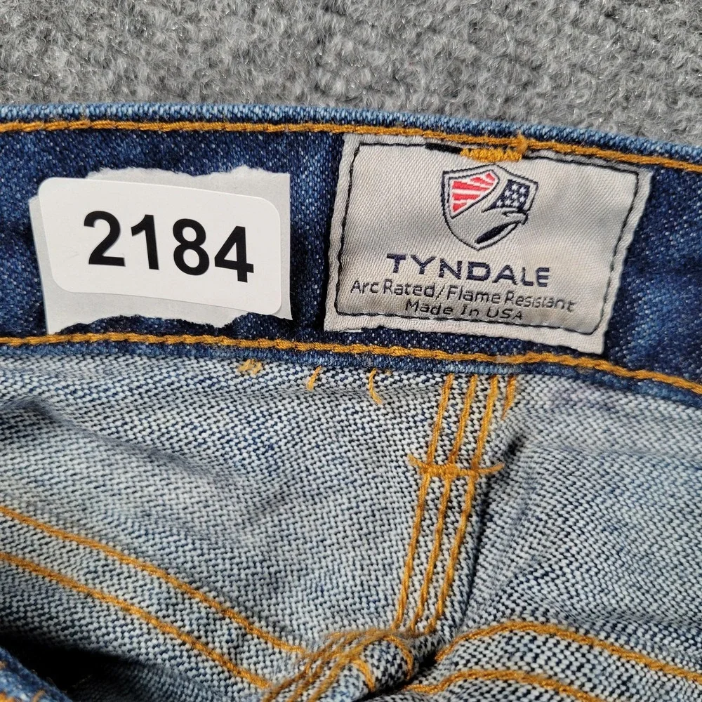 Tyndale FR Jeans Mens (39x32 Actual) Made in USA NFPA 2112 CAT 2 Arc Rated J230T
